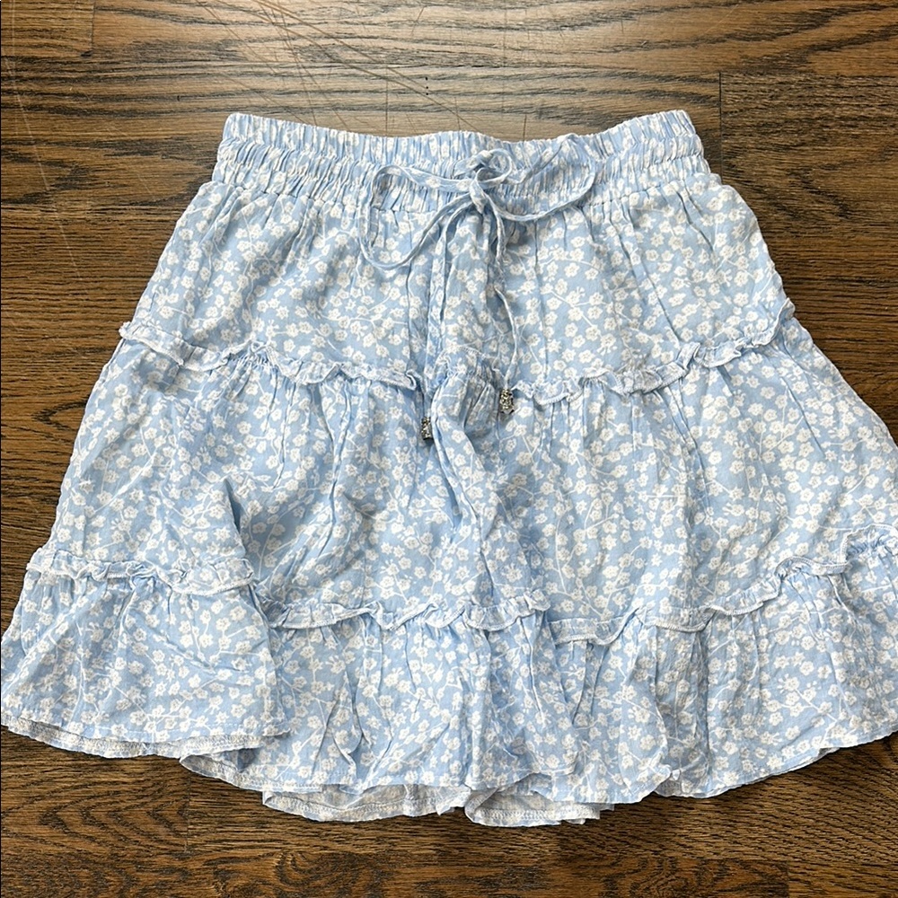 Old princess polly floral mini skirt